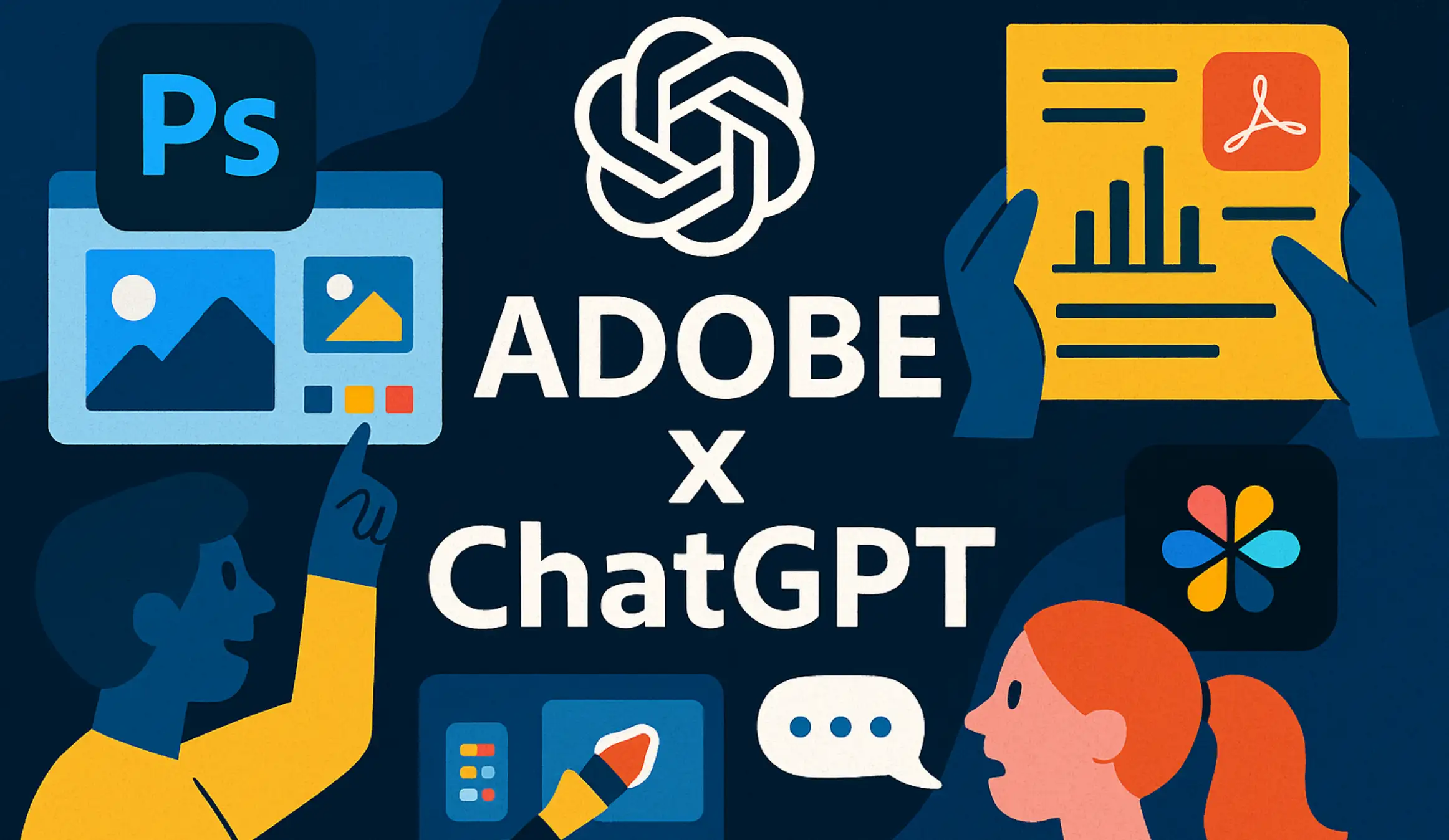 Adobe x ChatGPT: Photoshop, Express, and Acrobat Inside Your Chat
