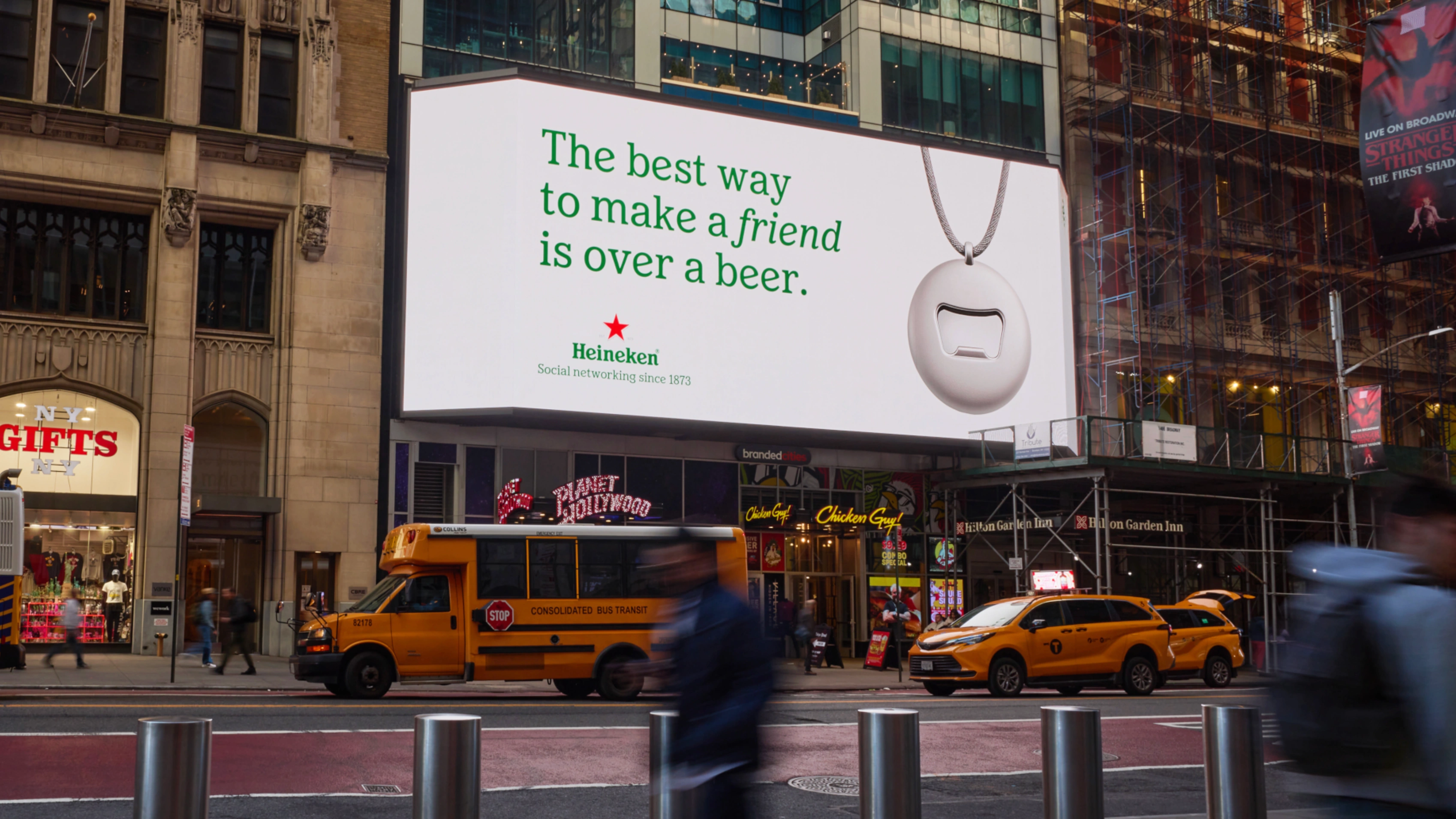 Heineken, Real friends aren’t artificial