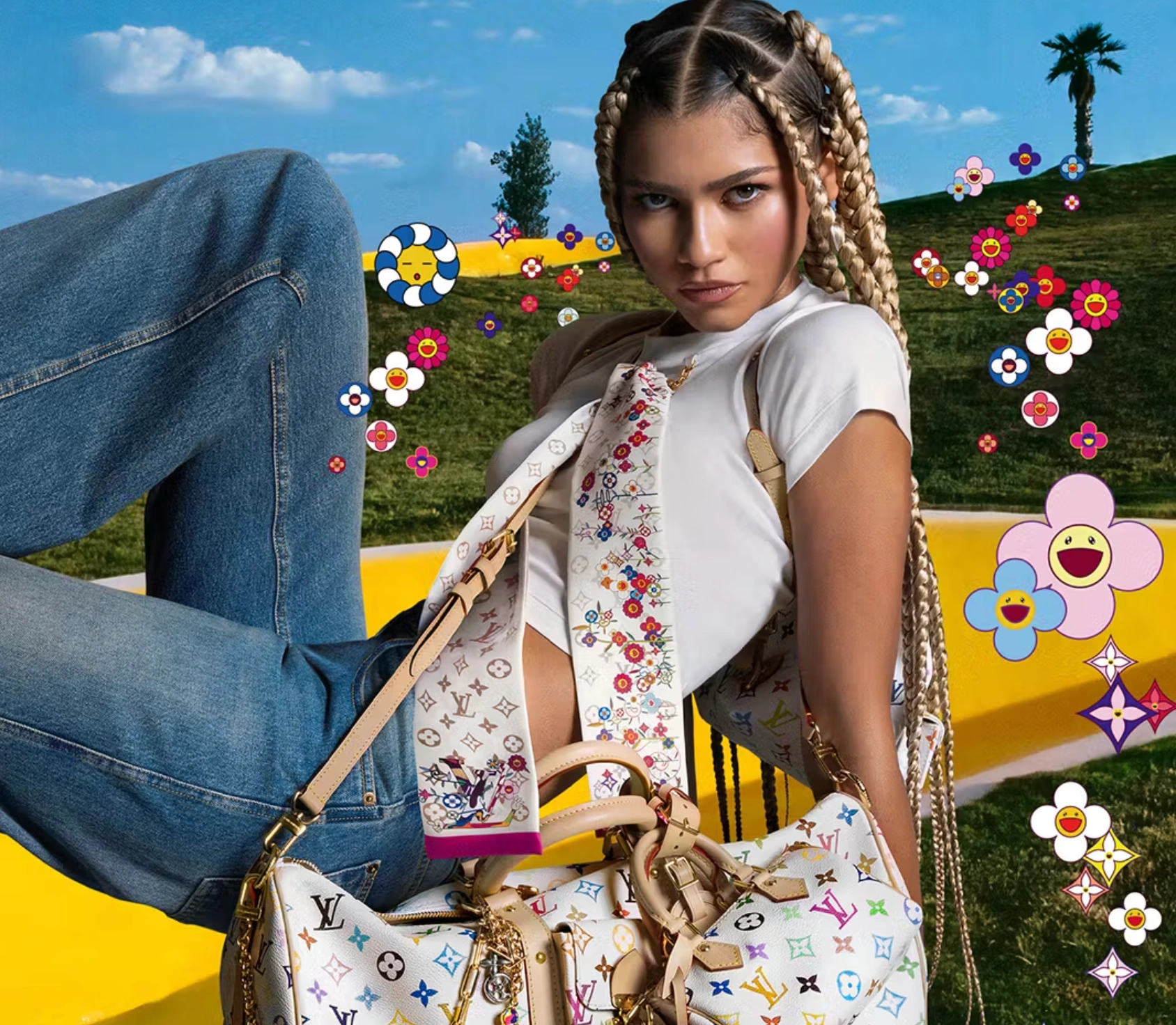 Zendaya for Takashi Murakami