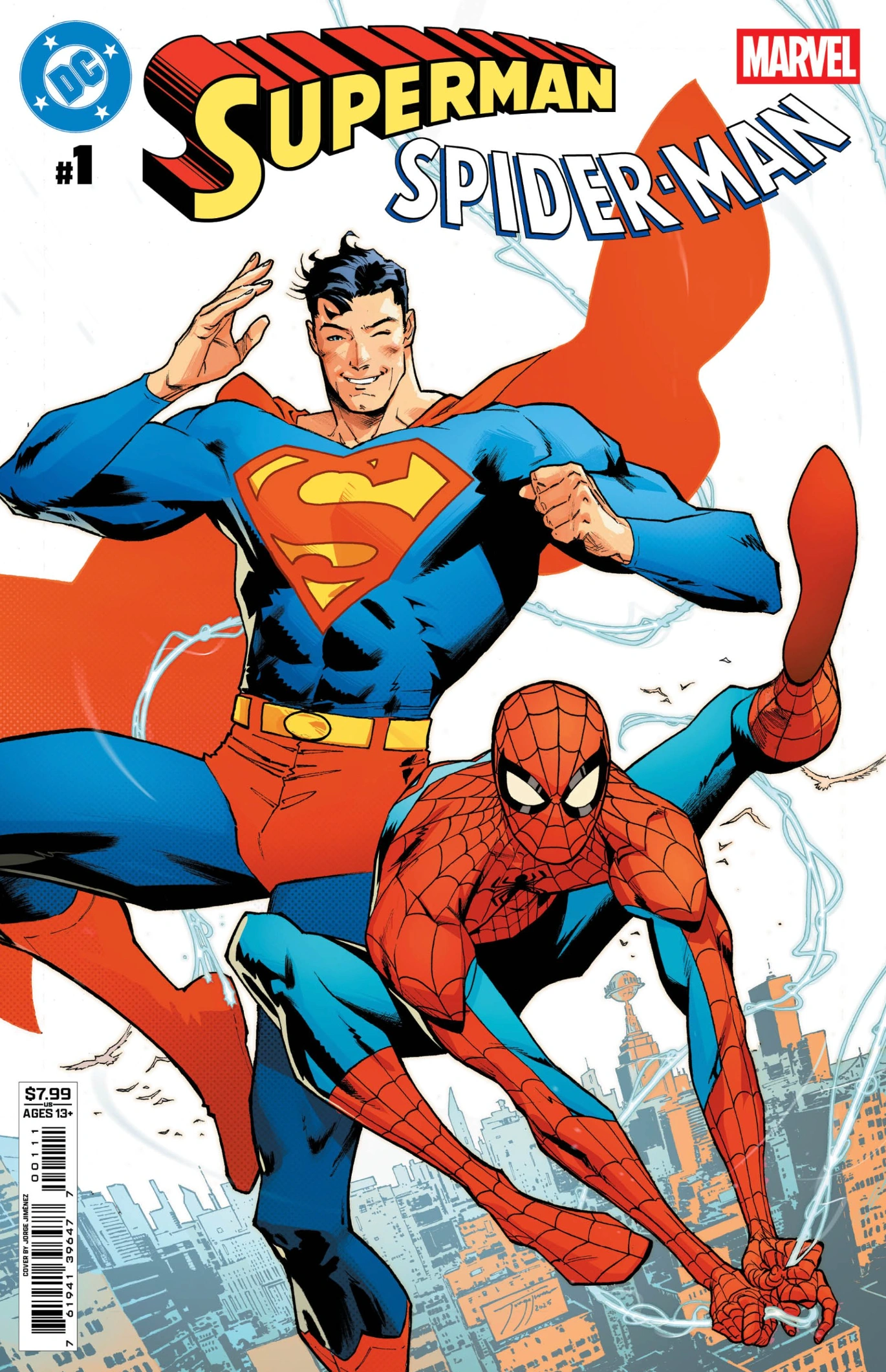 Superman x Spiderman comic