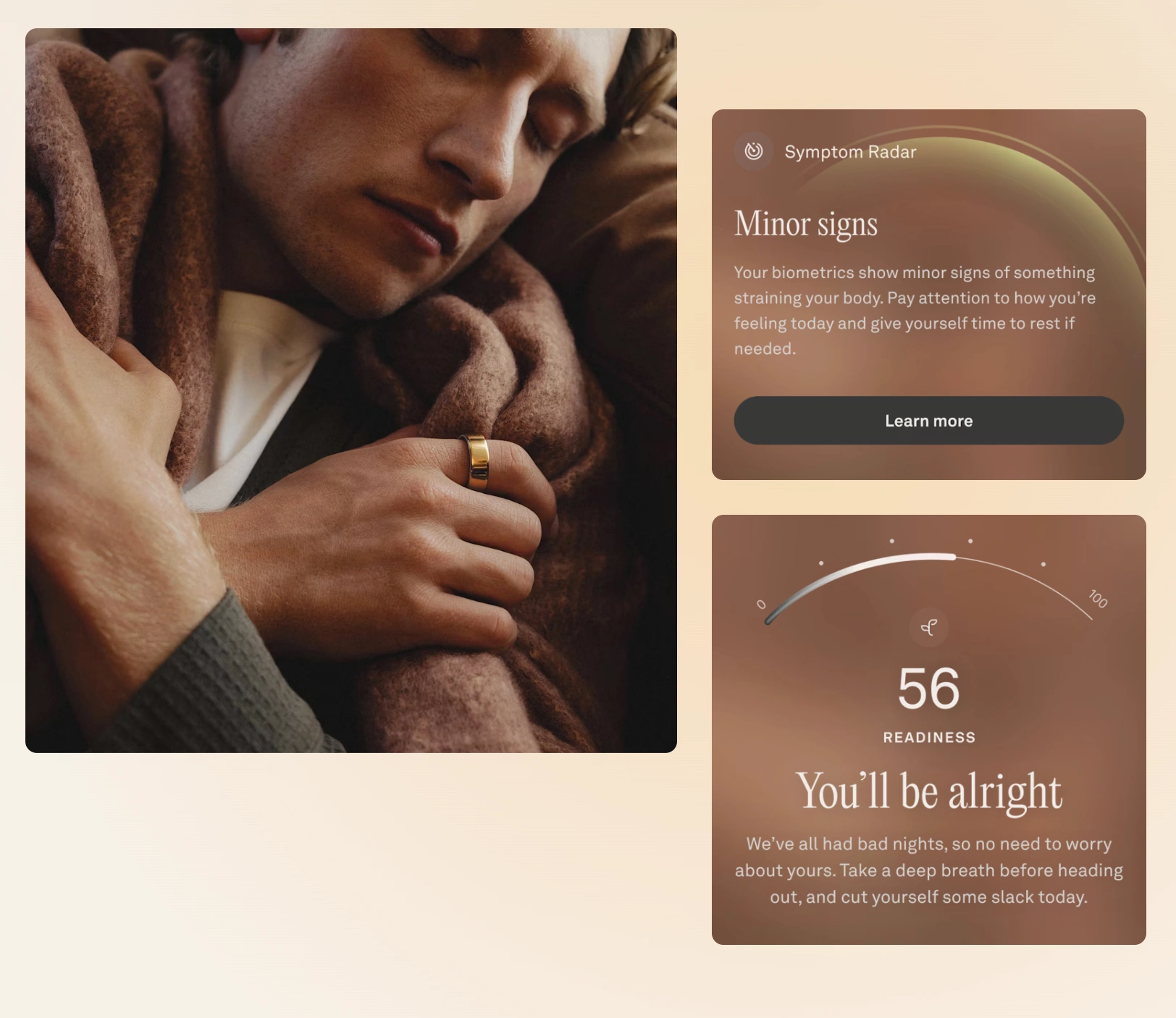 Oura ring wellness insights