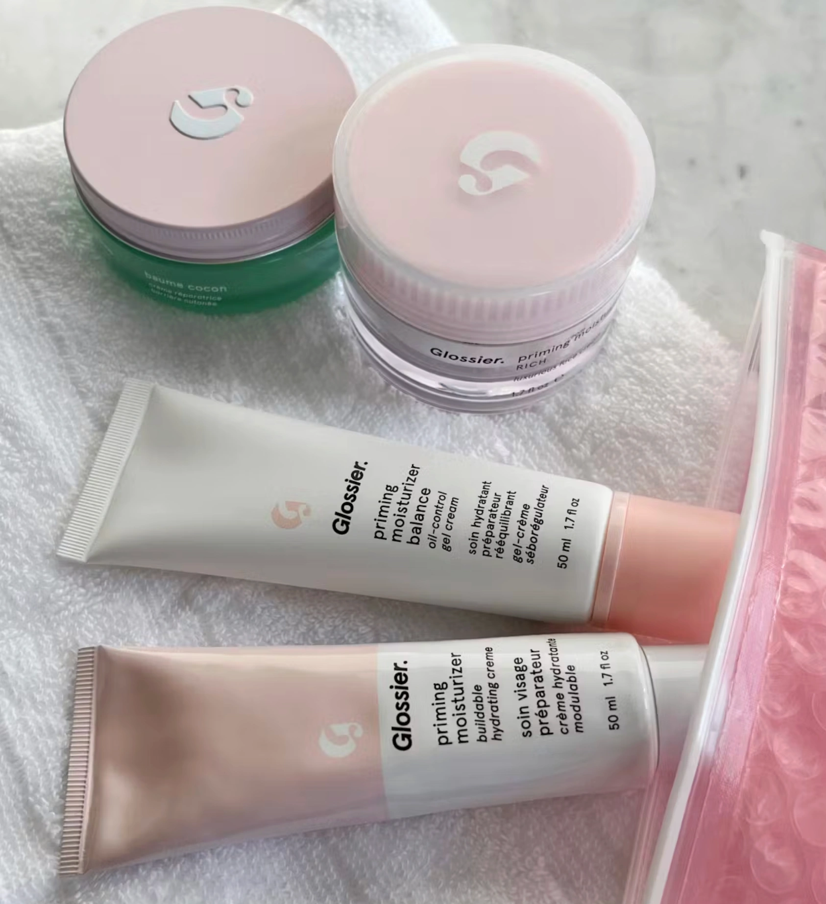 Glossier skincare