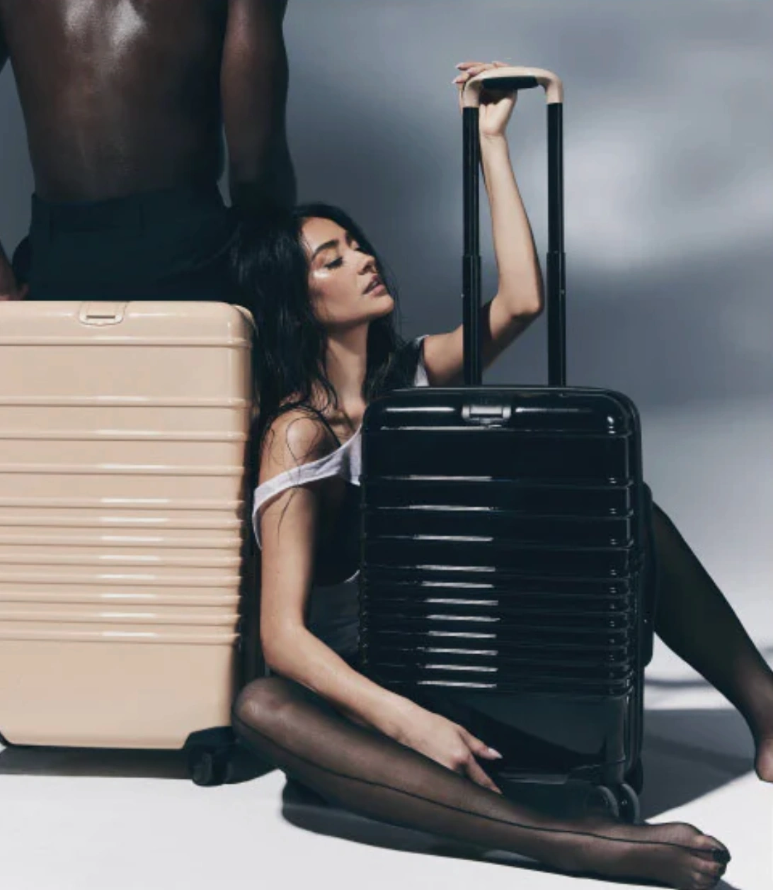 Shay Mitchell modelling for BÉIS