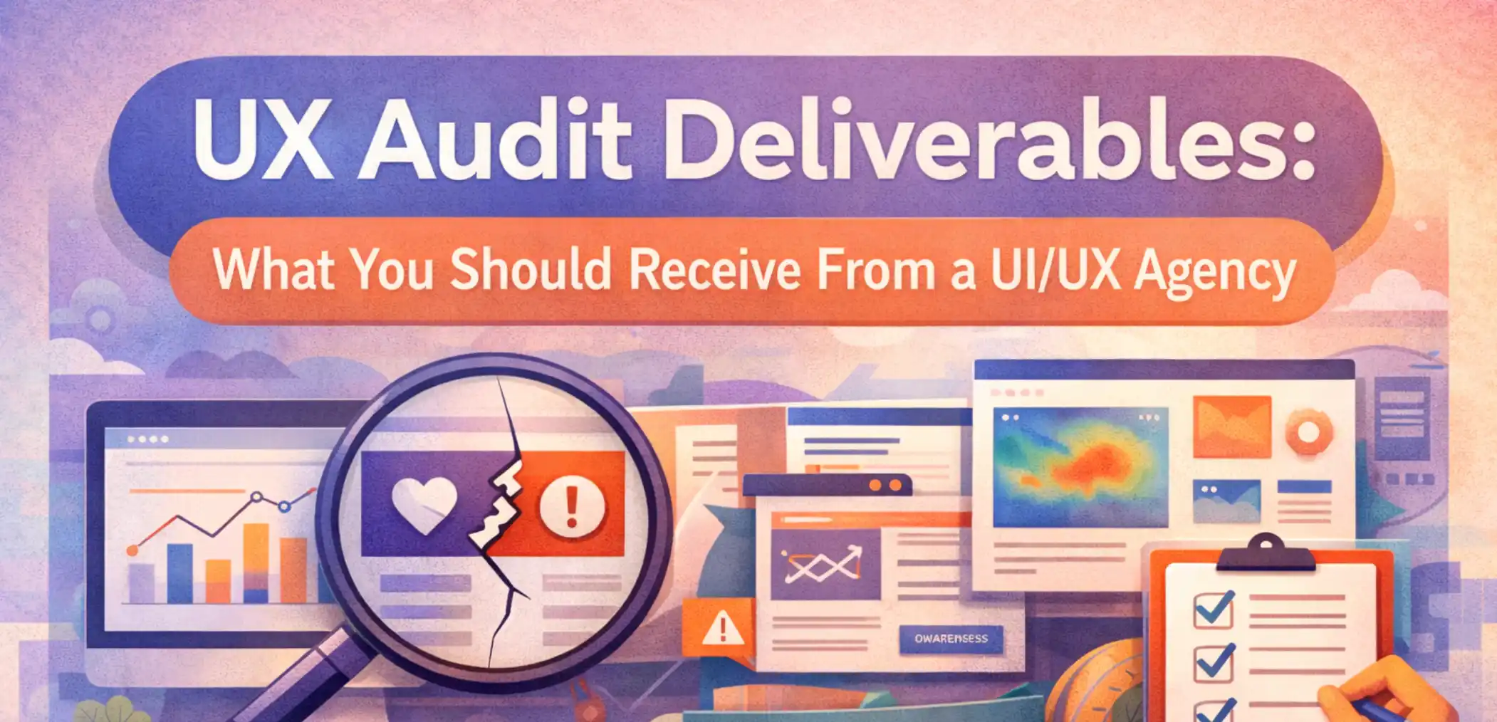 UX Audit Deliverables: What You Should Receive From a UI/UX Agency