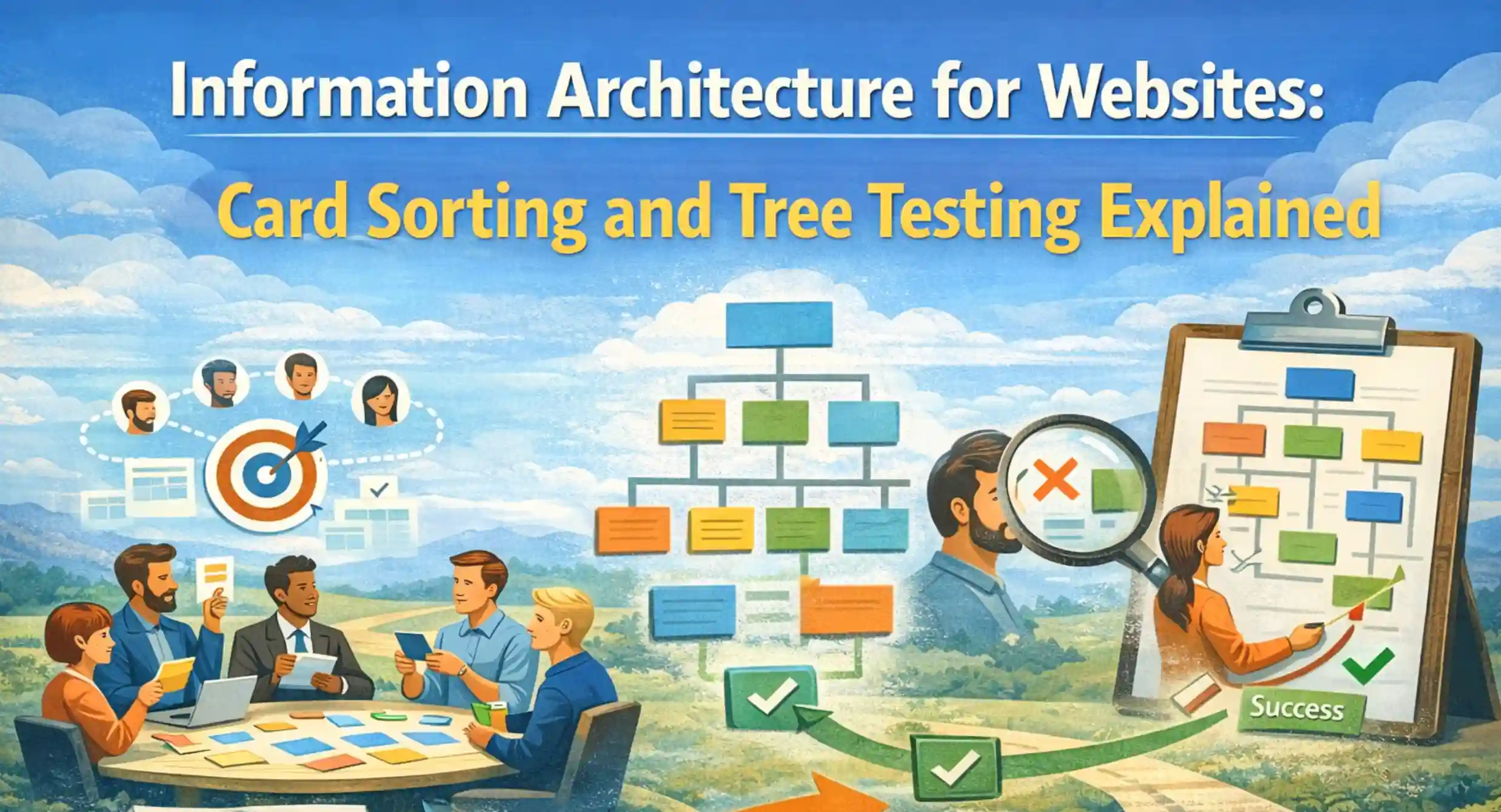 Information Architecture for Websites: Card Sorting and Tree Testing Explained