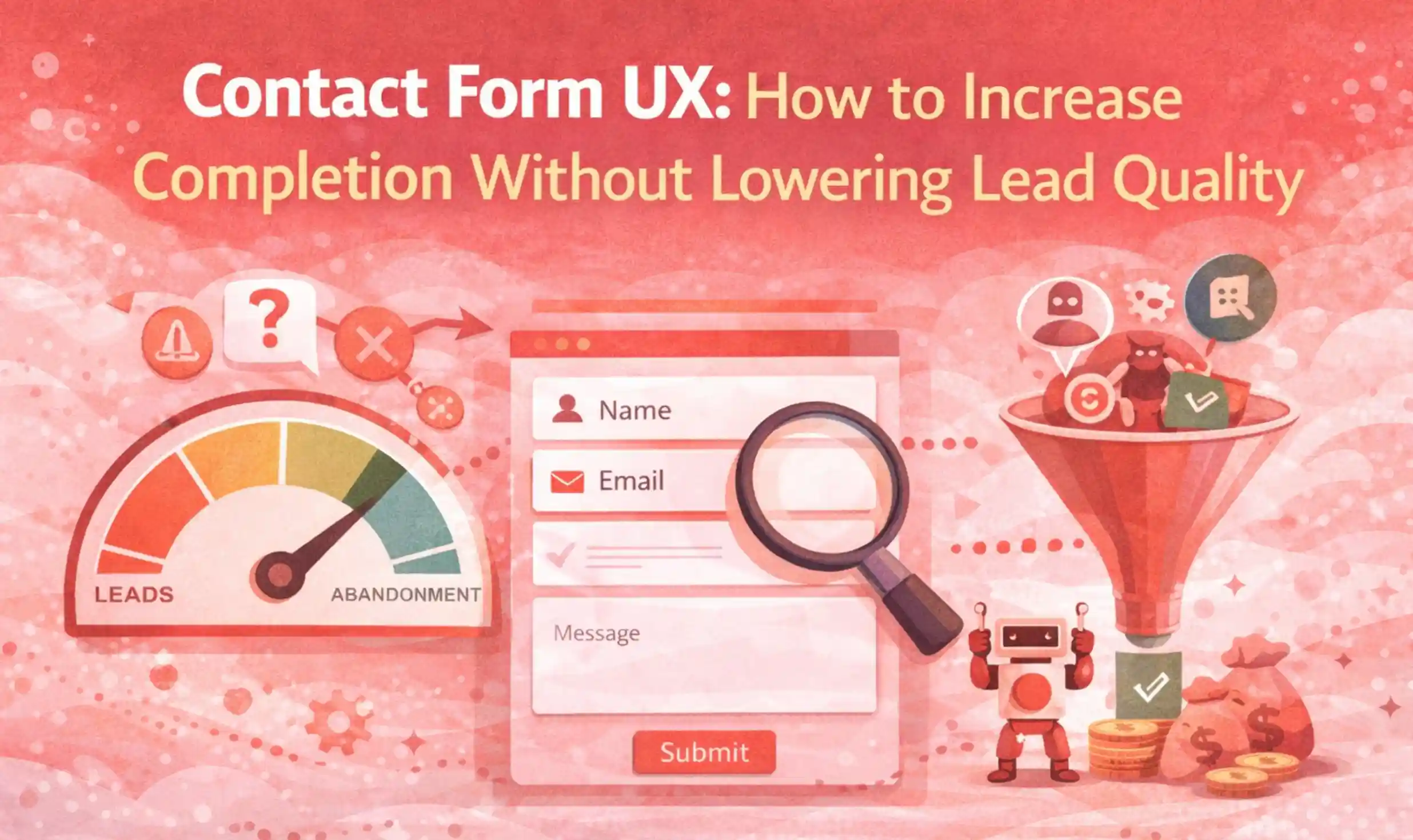 Contact Form UX: How to Increase Completion Without Lowering Lead Quality