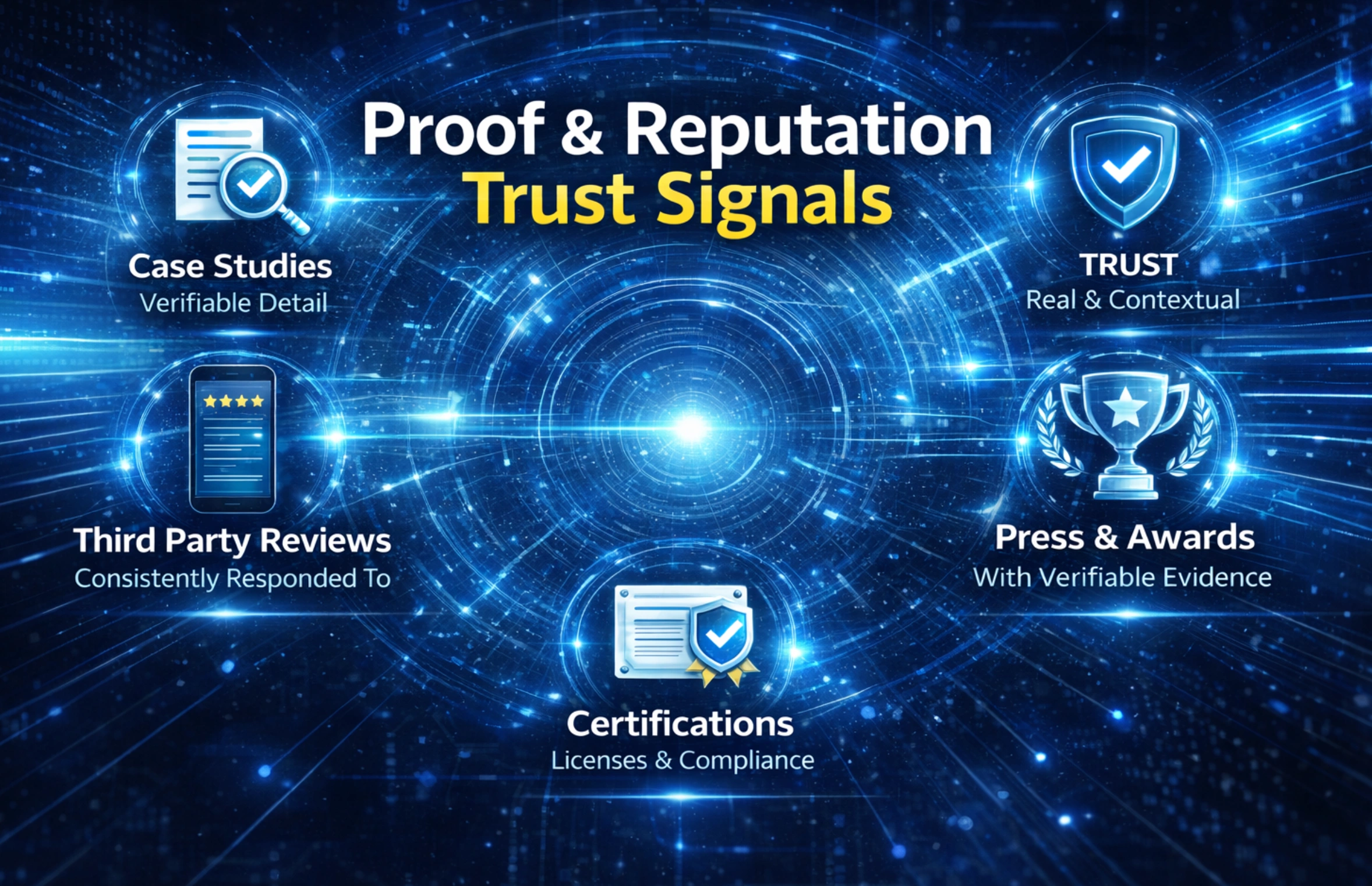 Proof and Reputation Trust Signals
