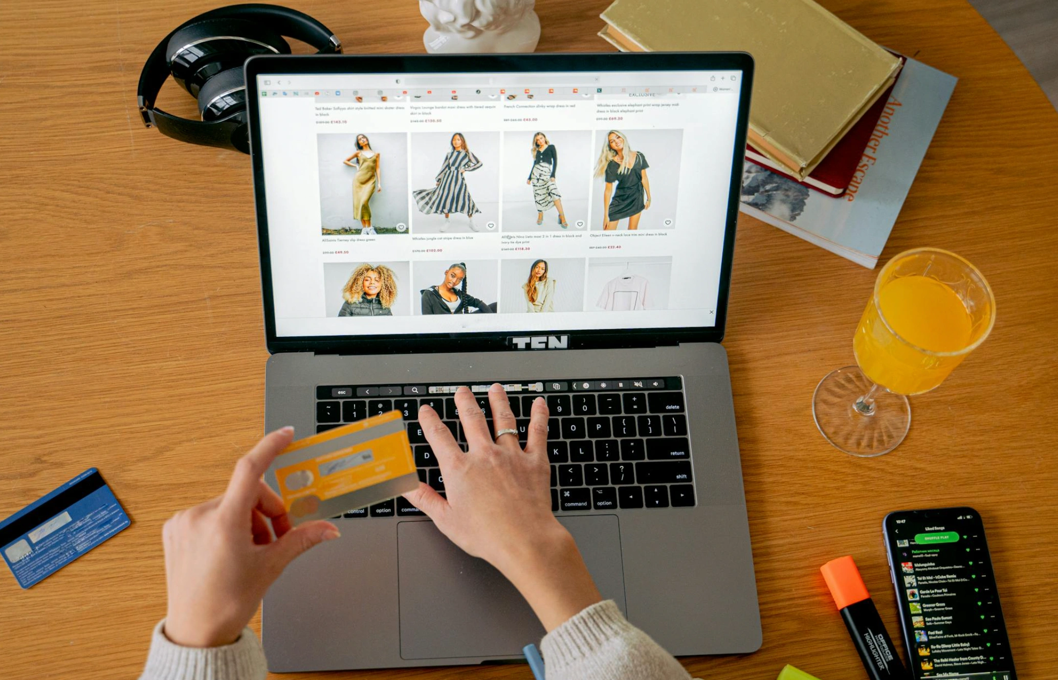 person online shopping