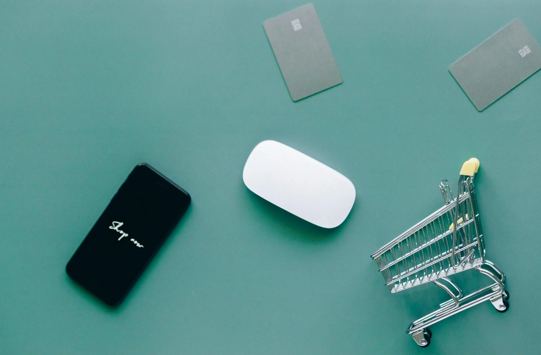 phone and shopping cart