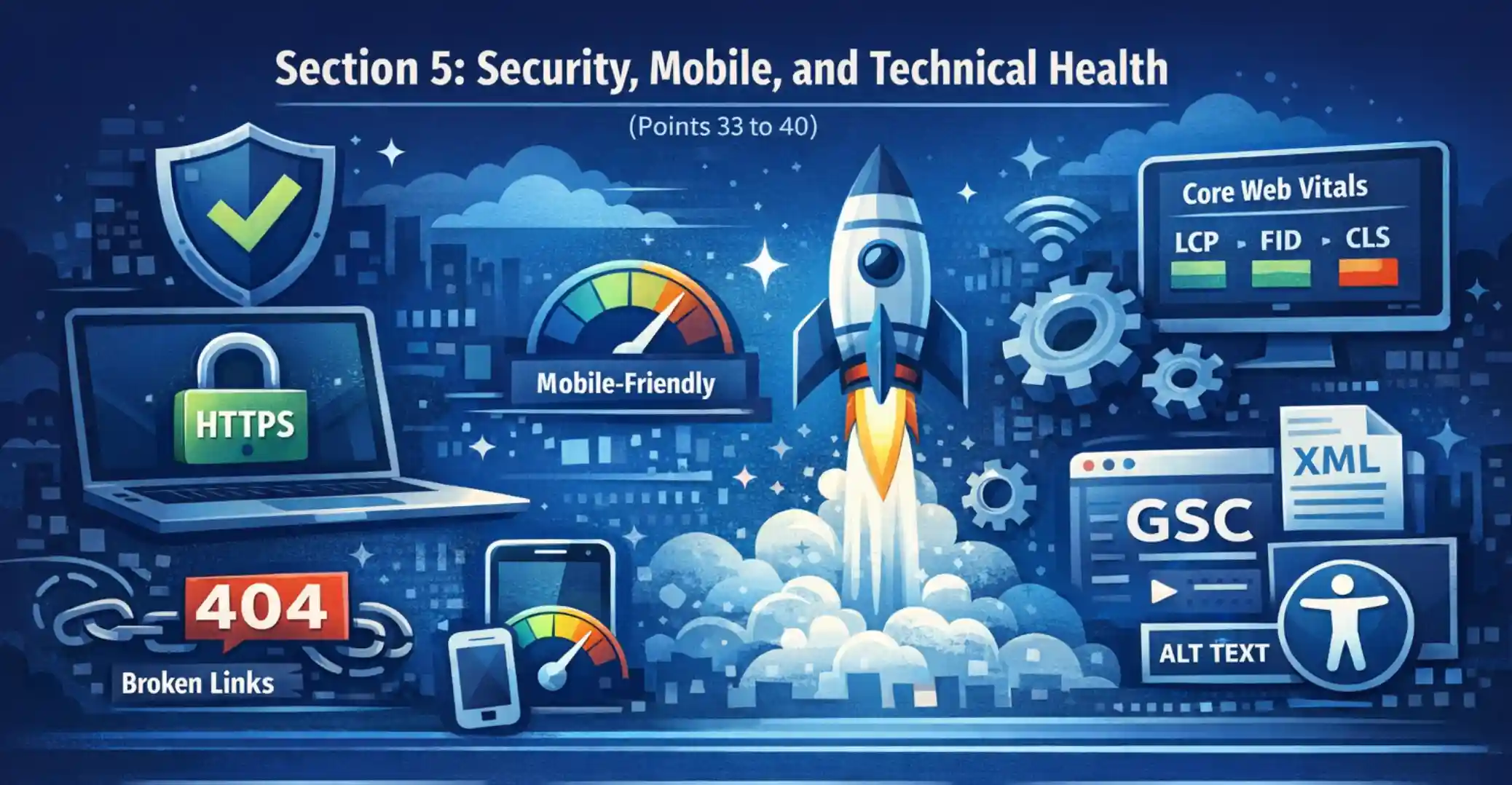 Security, Mobile, and Technical Health