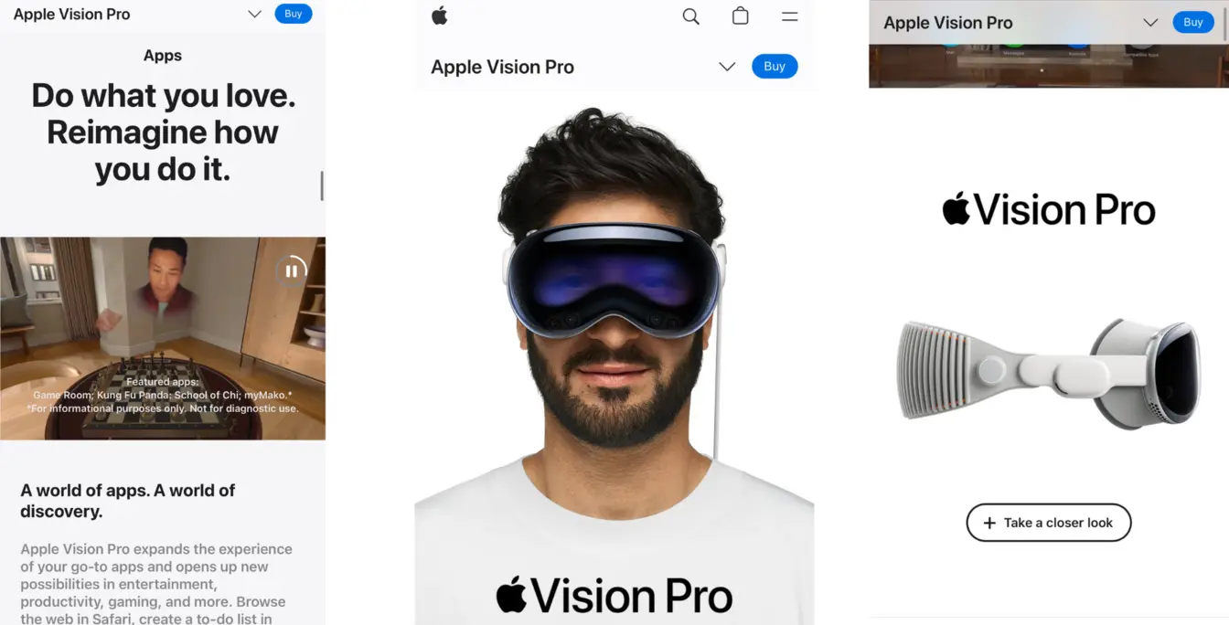 Best Mobile Visual Design – Function – Apple Vision Pro (Apple)