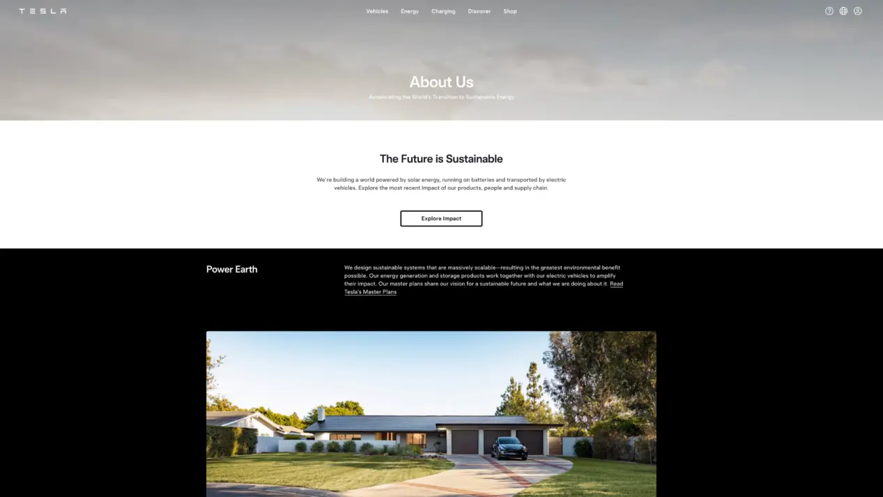 picture of Tesla Mission Statement and Promises