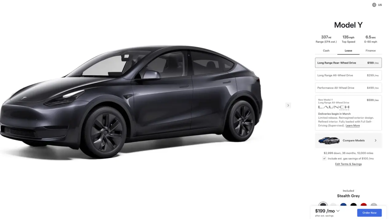 Tesla Online Ordering