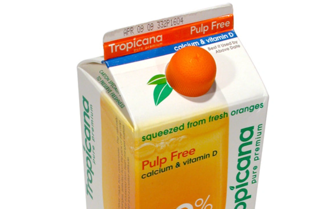 Tropicana rebrand in 2009
