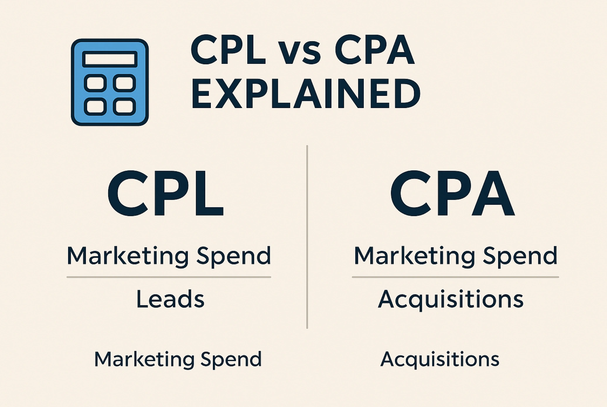 CPL vs CPA