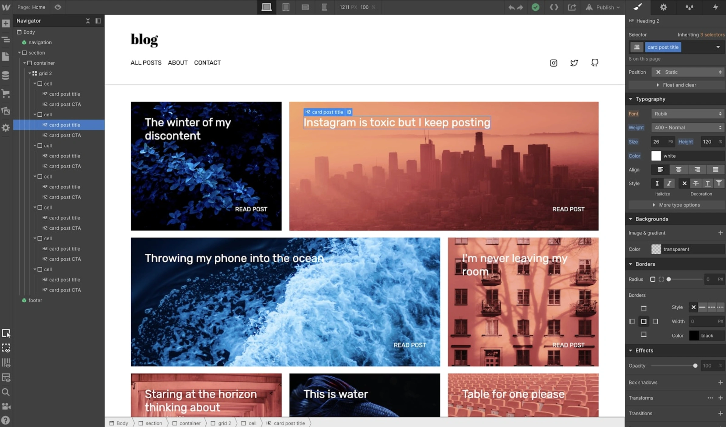 Webflow CMS