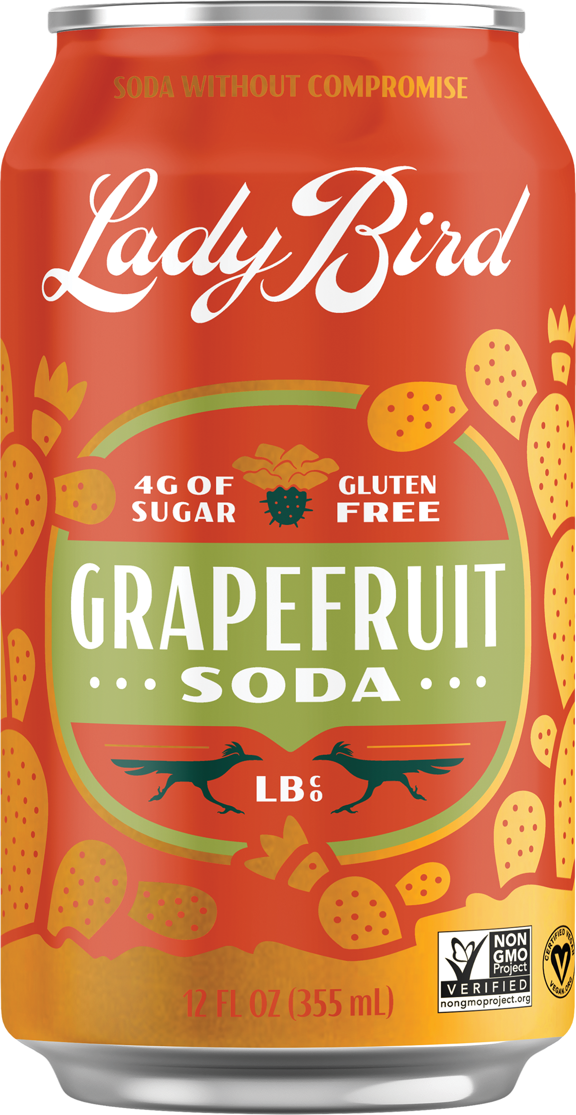 Ruby Red Grapefruit Soda Can