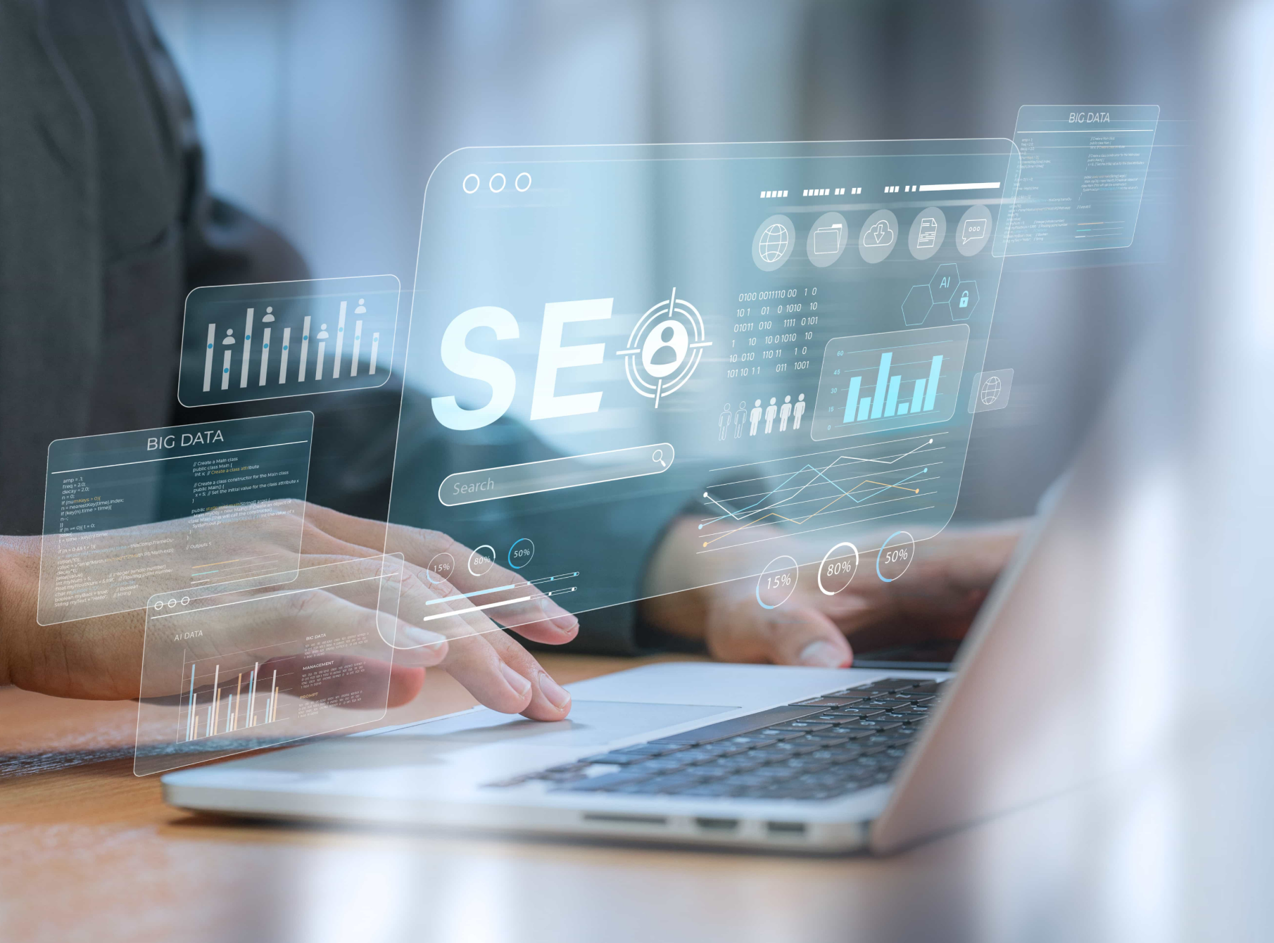 A woman in an art studio