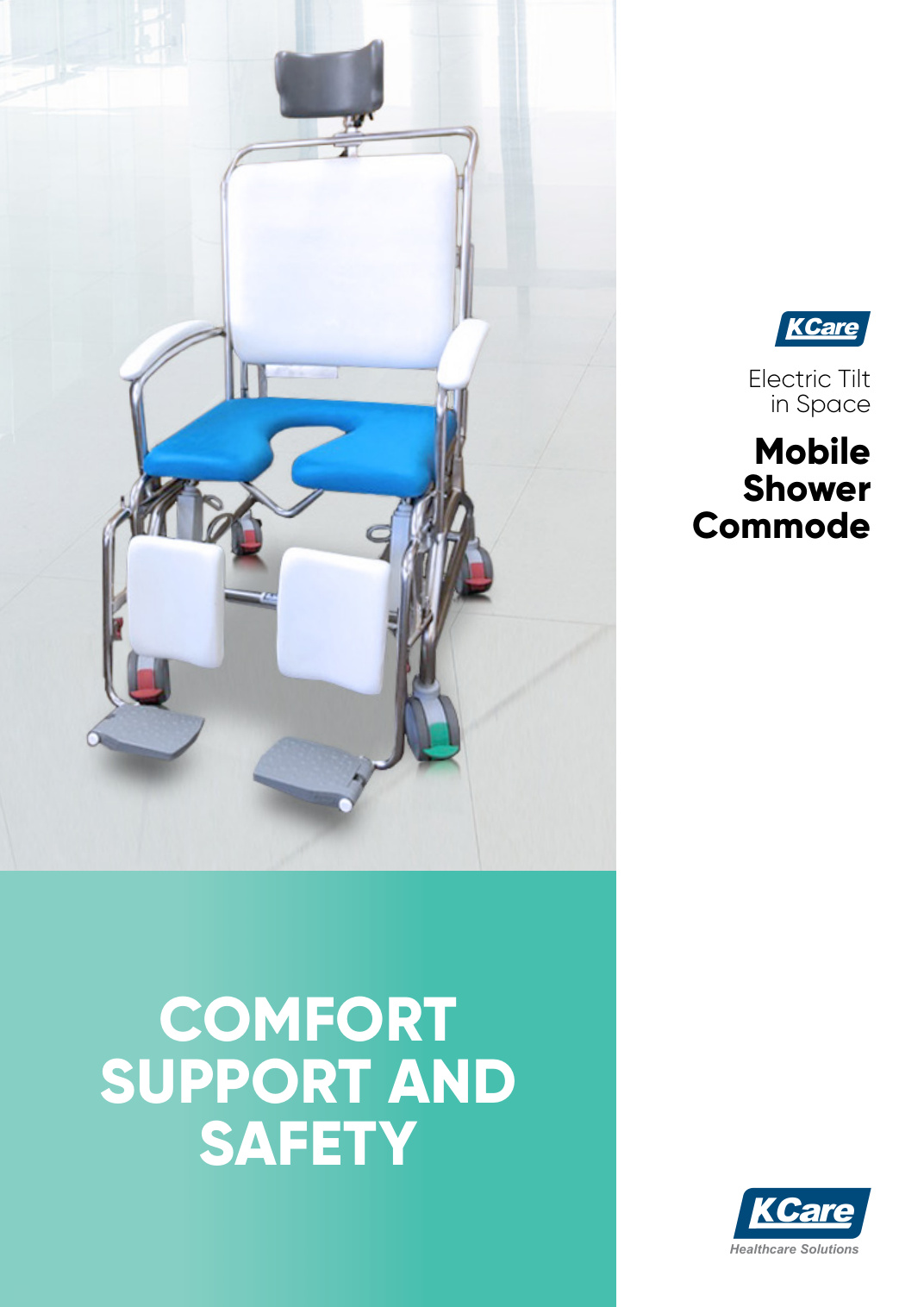 KCare Bariatric Tilt in Space Shower Commode brochure