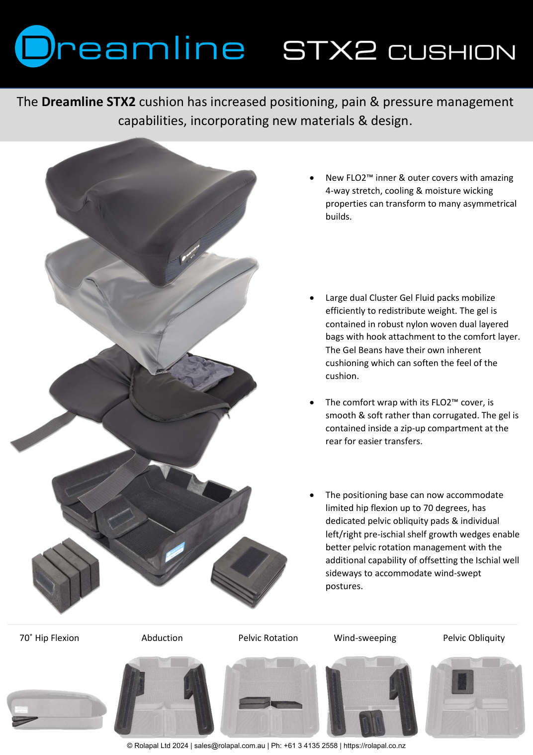 Dreamline STX2 Cushion brochure