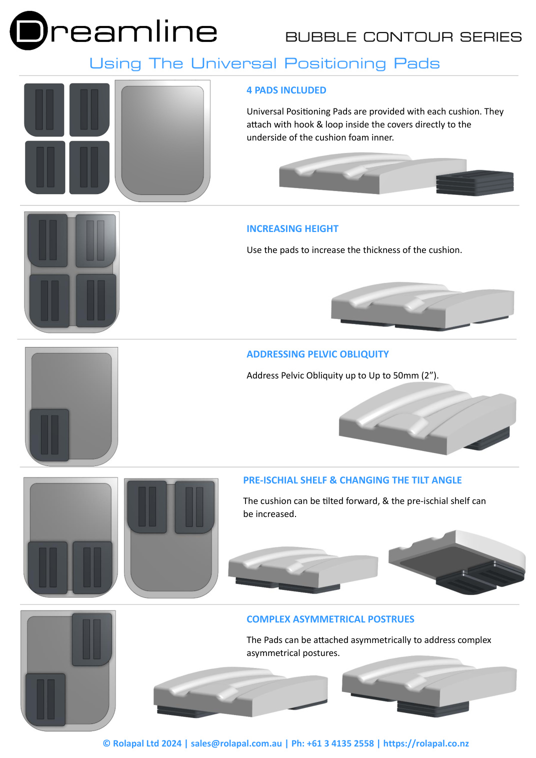 Dreamline Support Back Support brochure