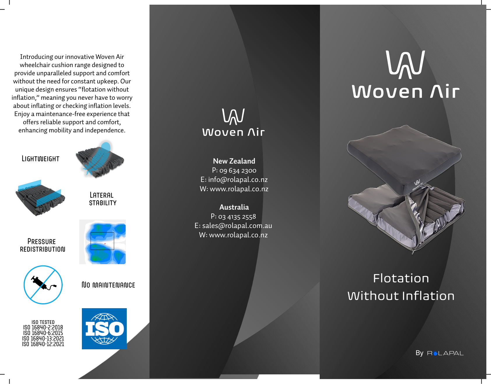 Dreamline Woven Air Sprint Cushion brochure