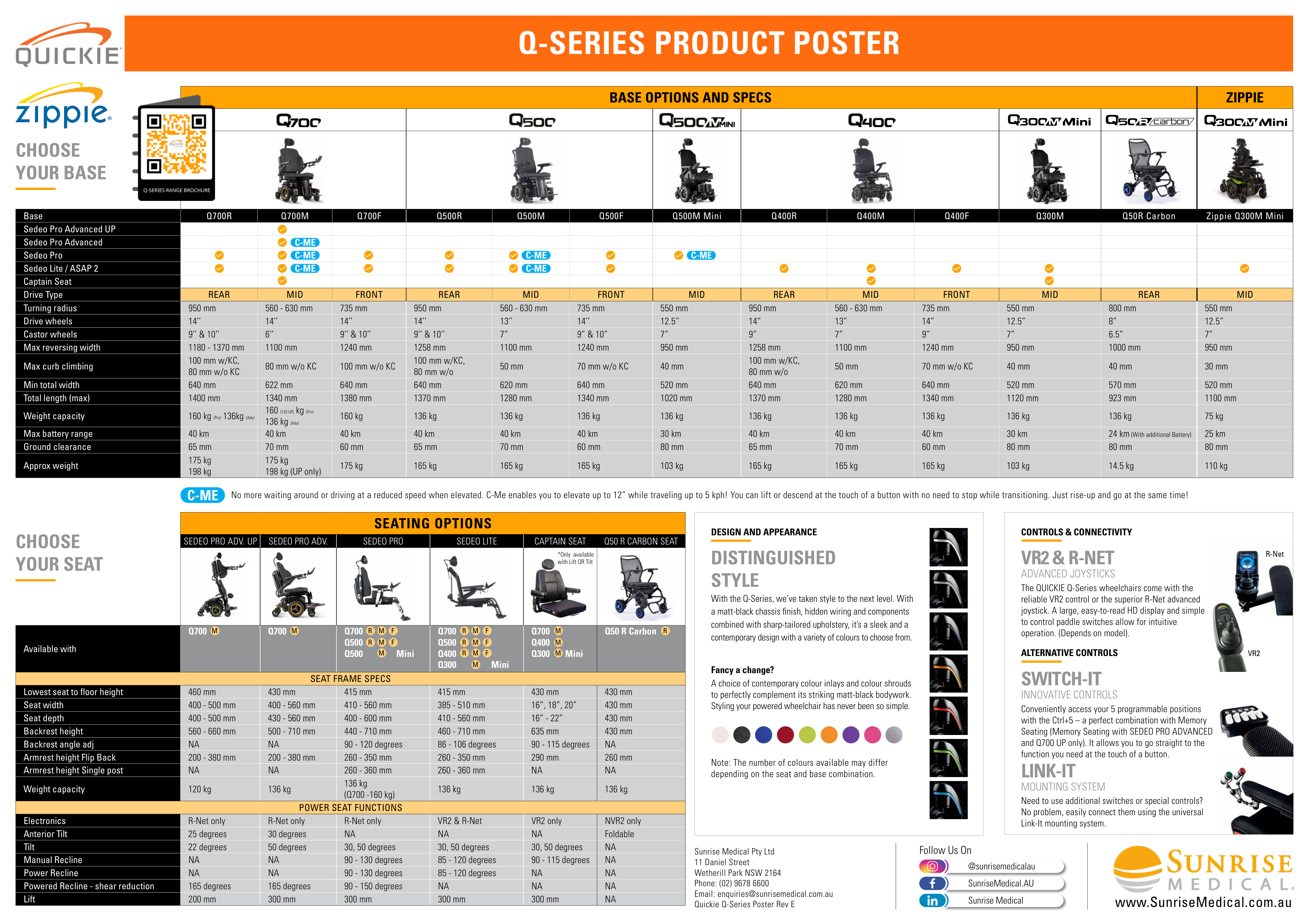 Quickie Q700 M Powerchair brochure