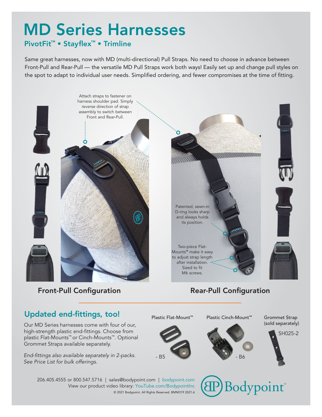 Trimline Shoulder Harness brochure