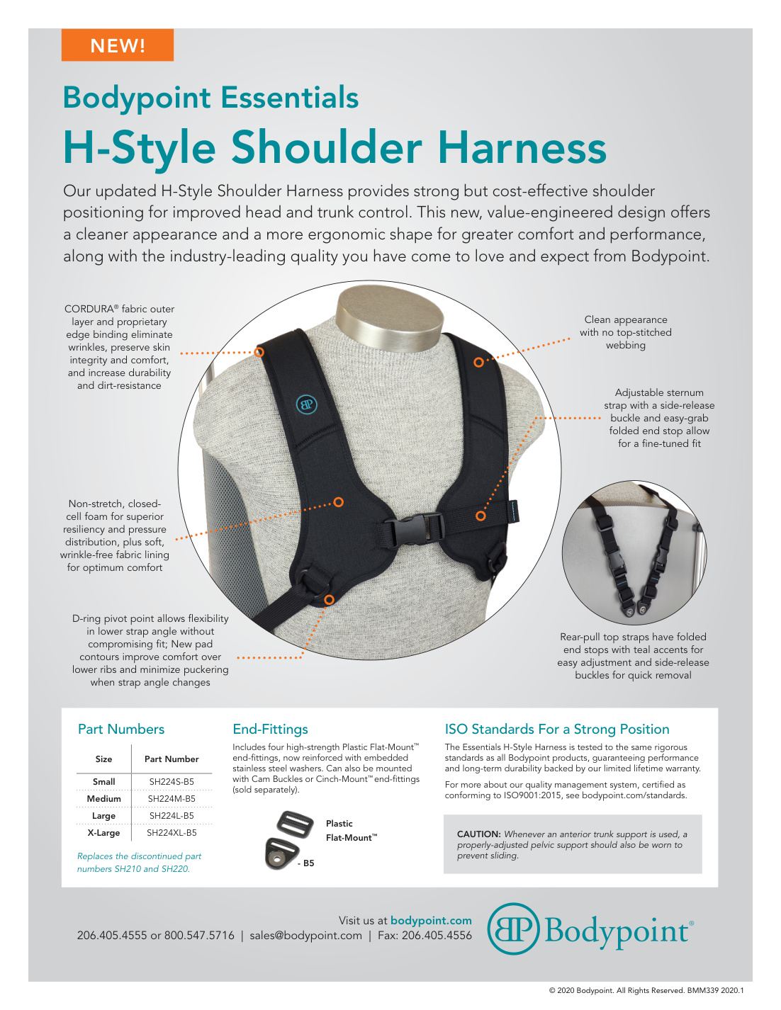 Essentials H-Style Shoulder Harness brochure