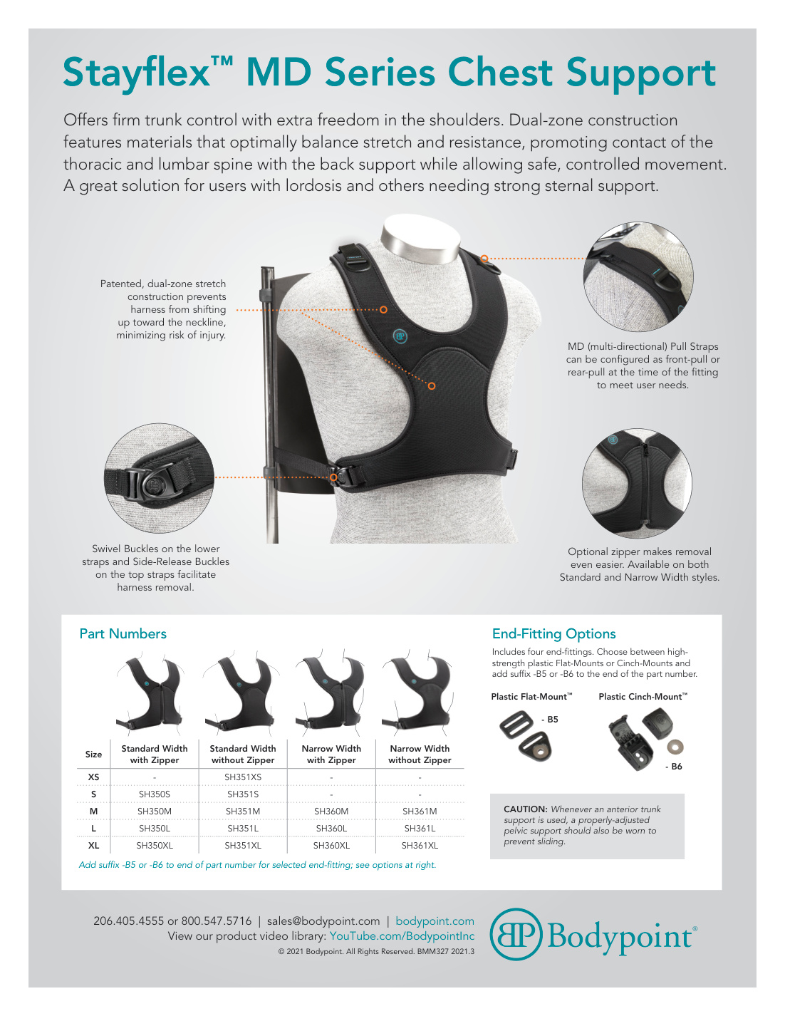Stayflex™ Chest Support brochure