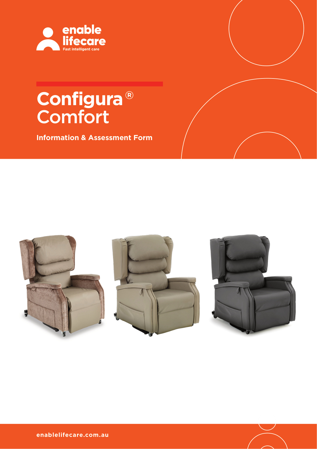Accora Comfort Tilting Lift Chair - Large brochure