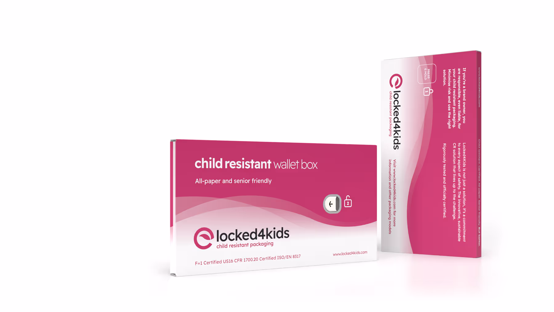 Locked4Kids Child Resistant Wallet Box