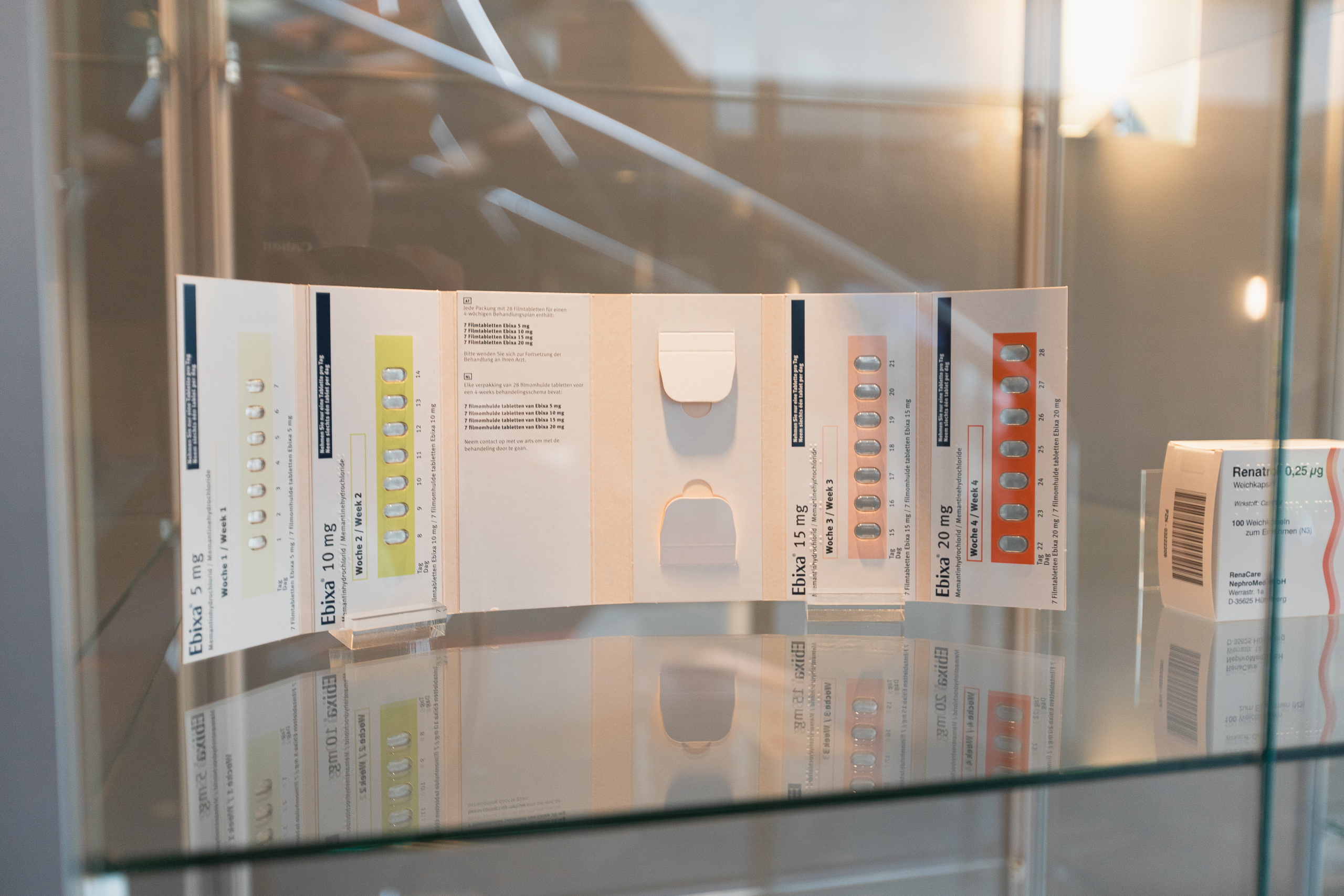 Close-up of sterile medical packaging, showcasing usability and safety features in a clean setting.