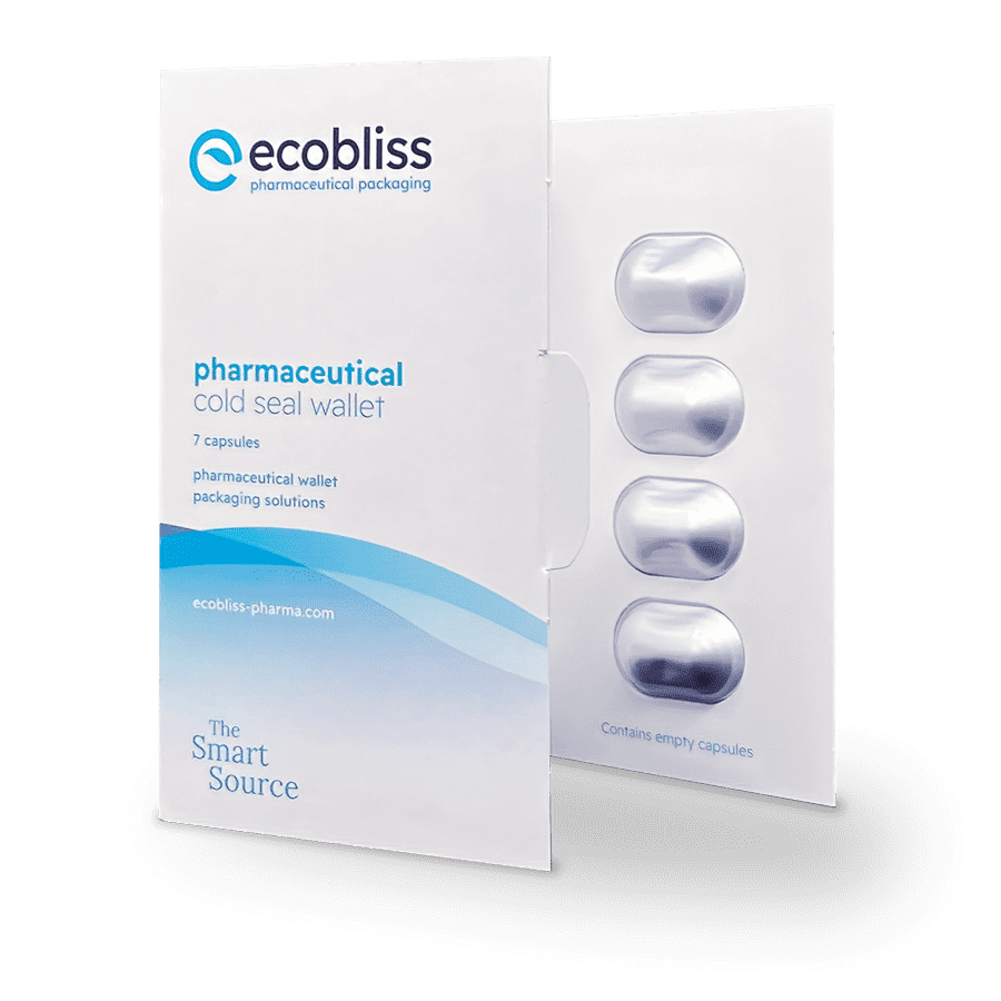 Opened custom carton blister wallet