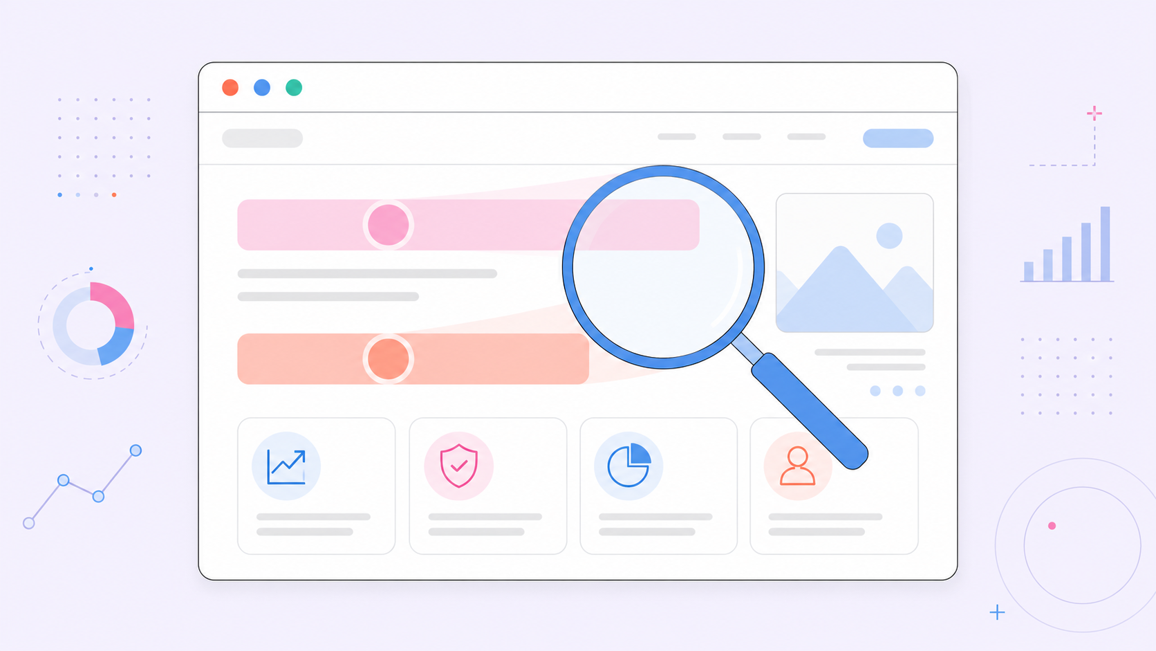 Illustration of ad-to-landing-page expectation mismatch causing bounce rate issues