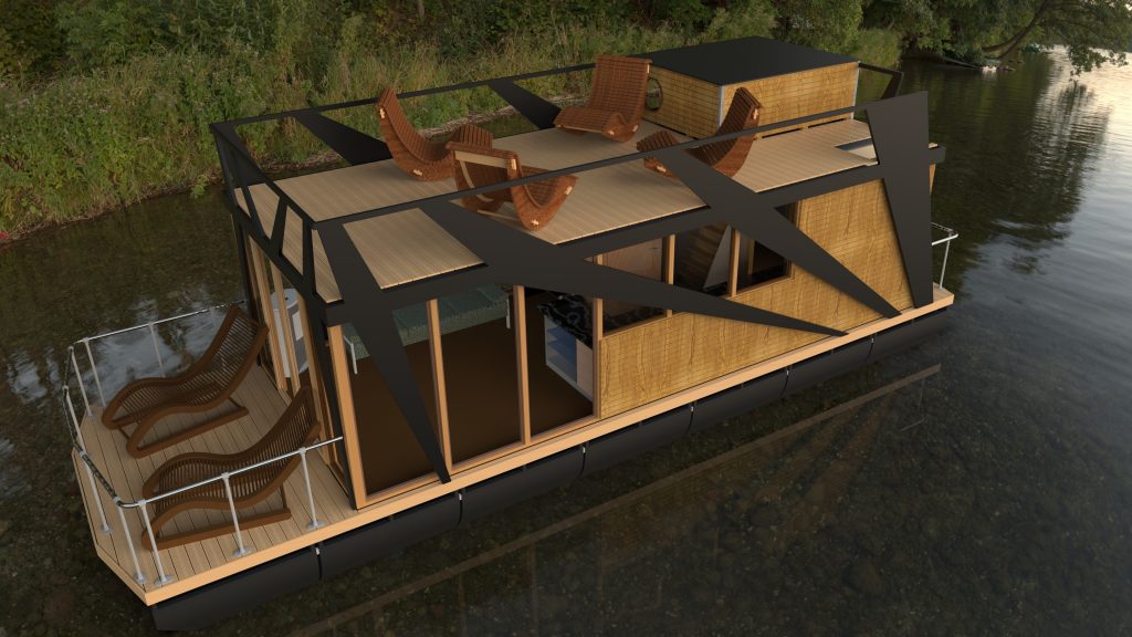A picture of Houseboat Model H1