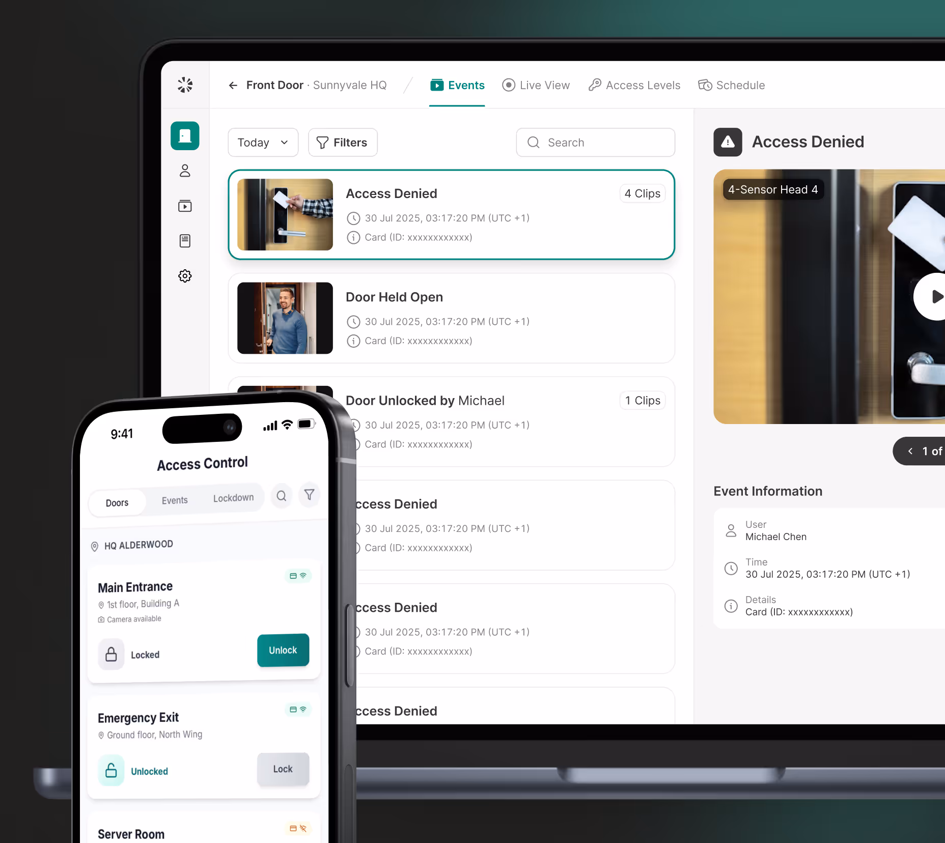 One Simple System for Doors,  Cameras, and Alerts