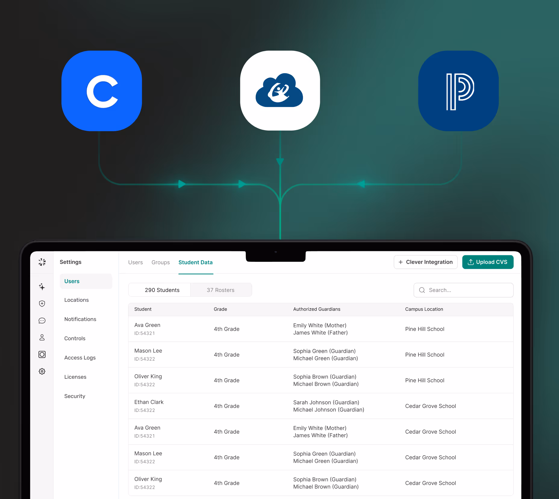 Sync Student and Guardian Data