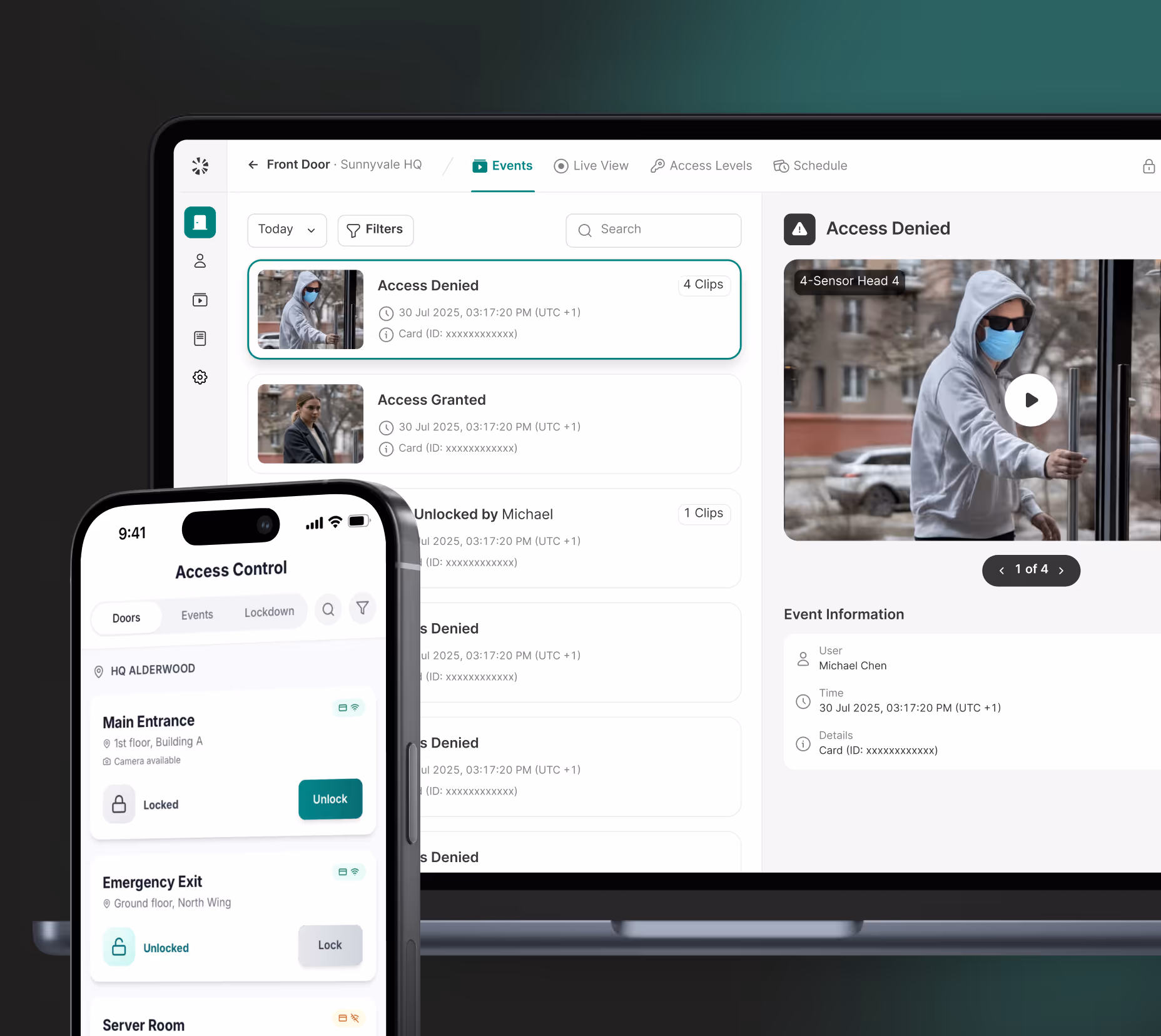 Bank Access Control System for High-Security Zones