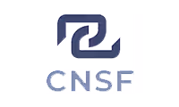 Logotipo en color gris azulado de la Comisión Nacional de Seguros y Fianzas (CNSF) de México.