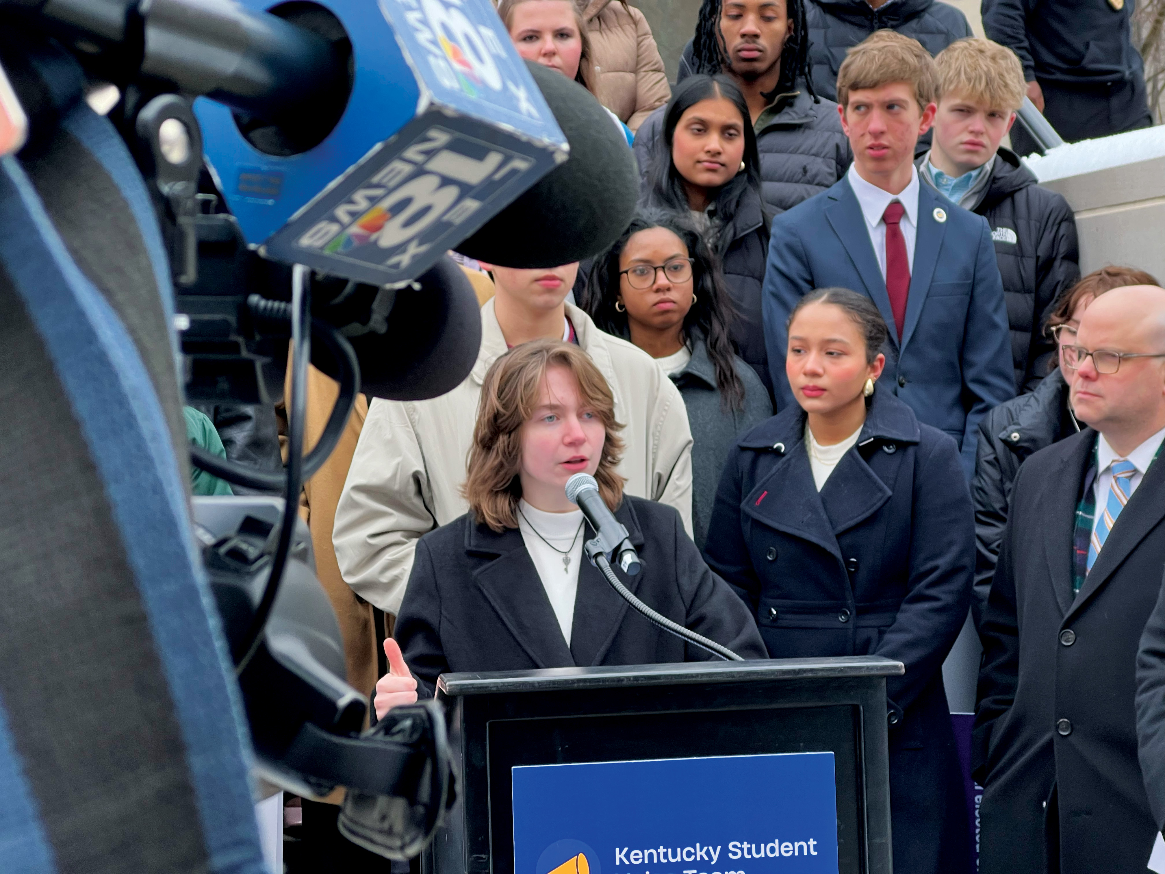 Ivy Litton at Rose lawsuit press conference January 2025
