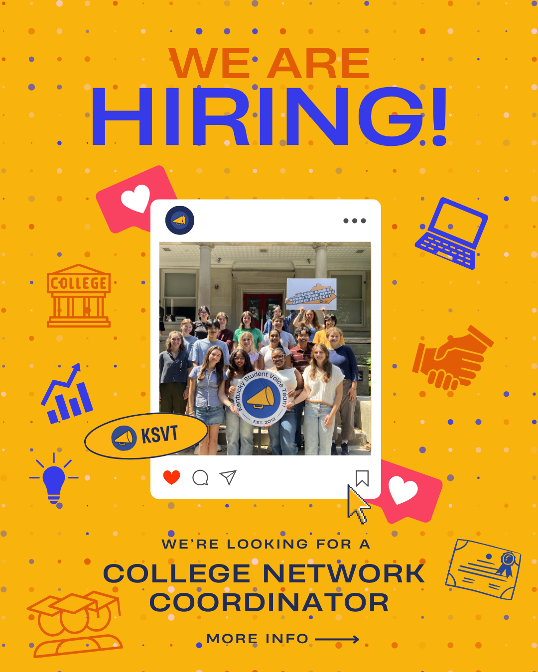 College Network Coordinator iring Graphic
