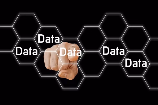 Data, Blockchain, Honeycomb, Hexagon