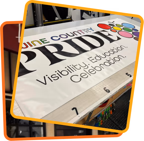 Wine Country Pride Custom Banner