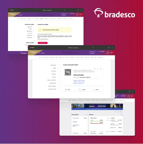 Bradesco Internet Banking screenshot