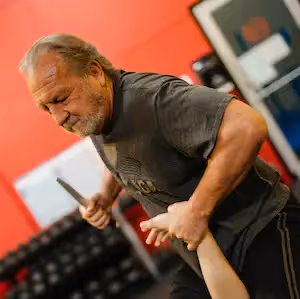 Pete takes a knife from someone. They should have known better.