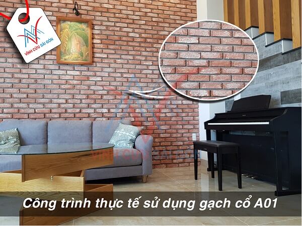 Gạch giả cổ trang trí nhà