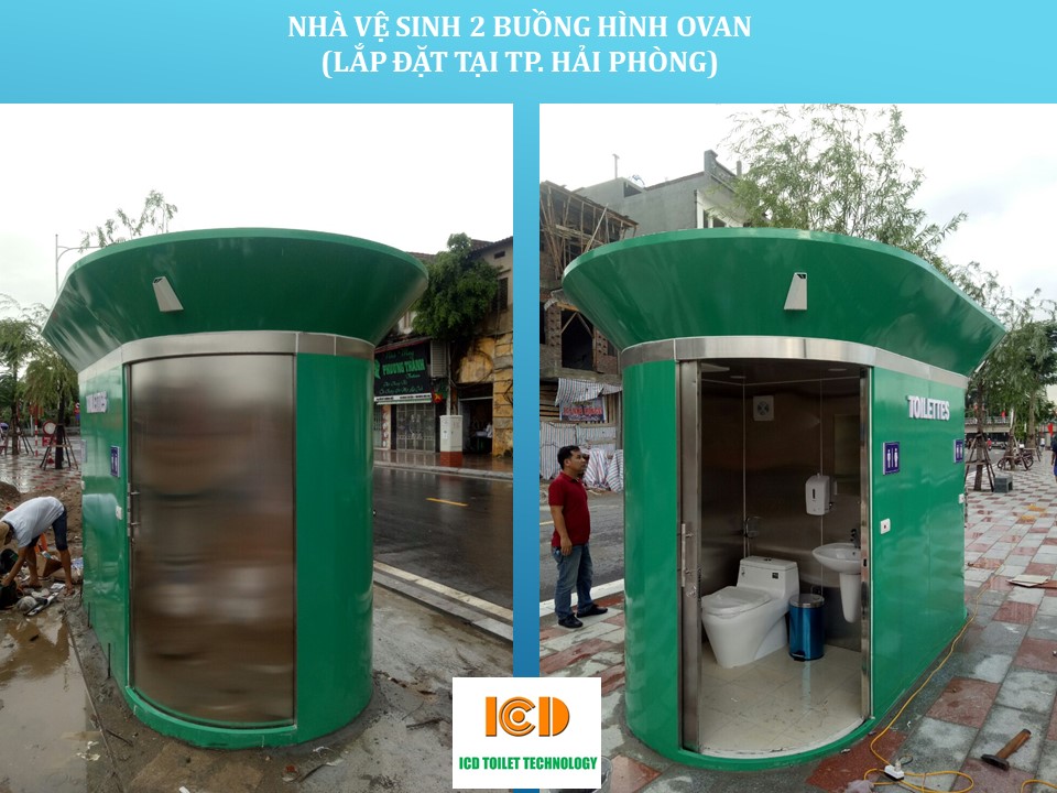 Nhà vệ sinh công cộng thông minh 2 buồng