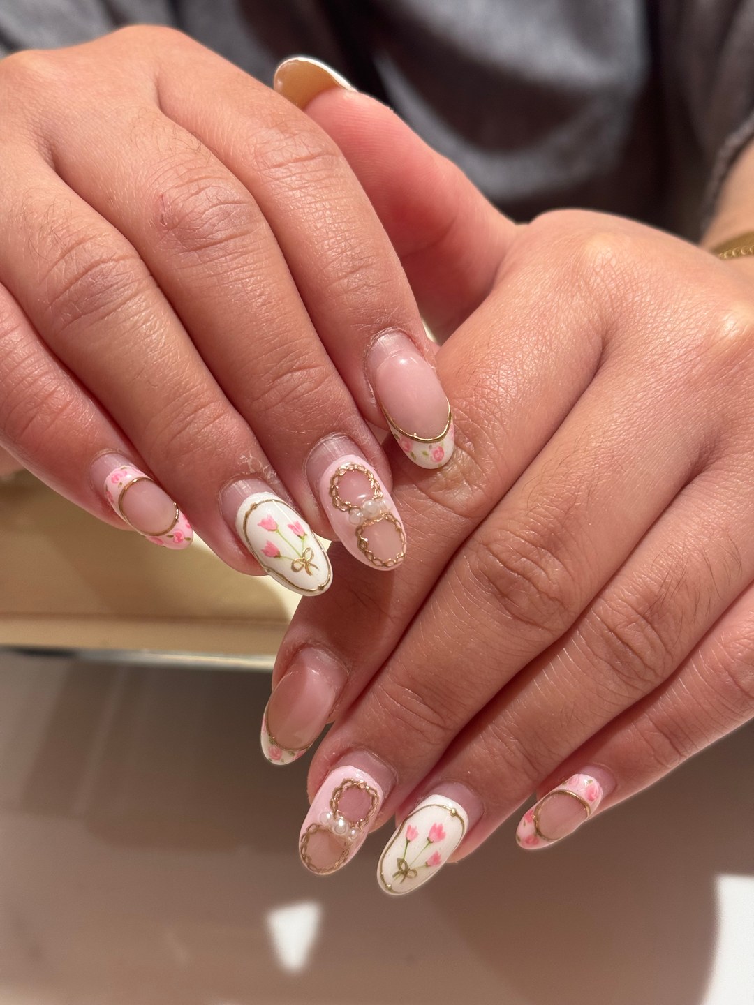 Gel X extensions after 5 weeks, 1999 House of Nails