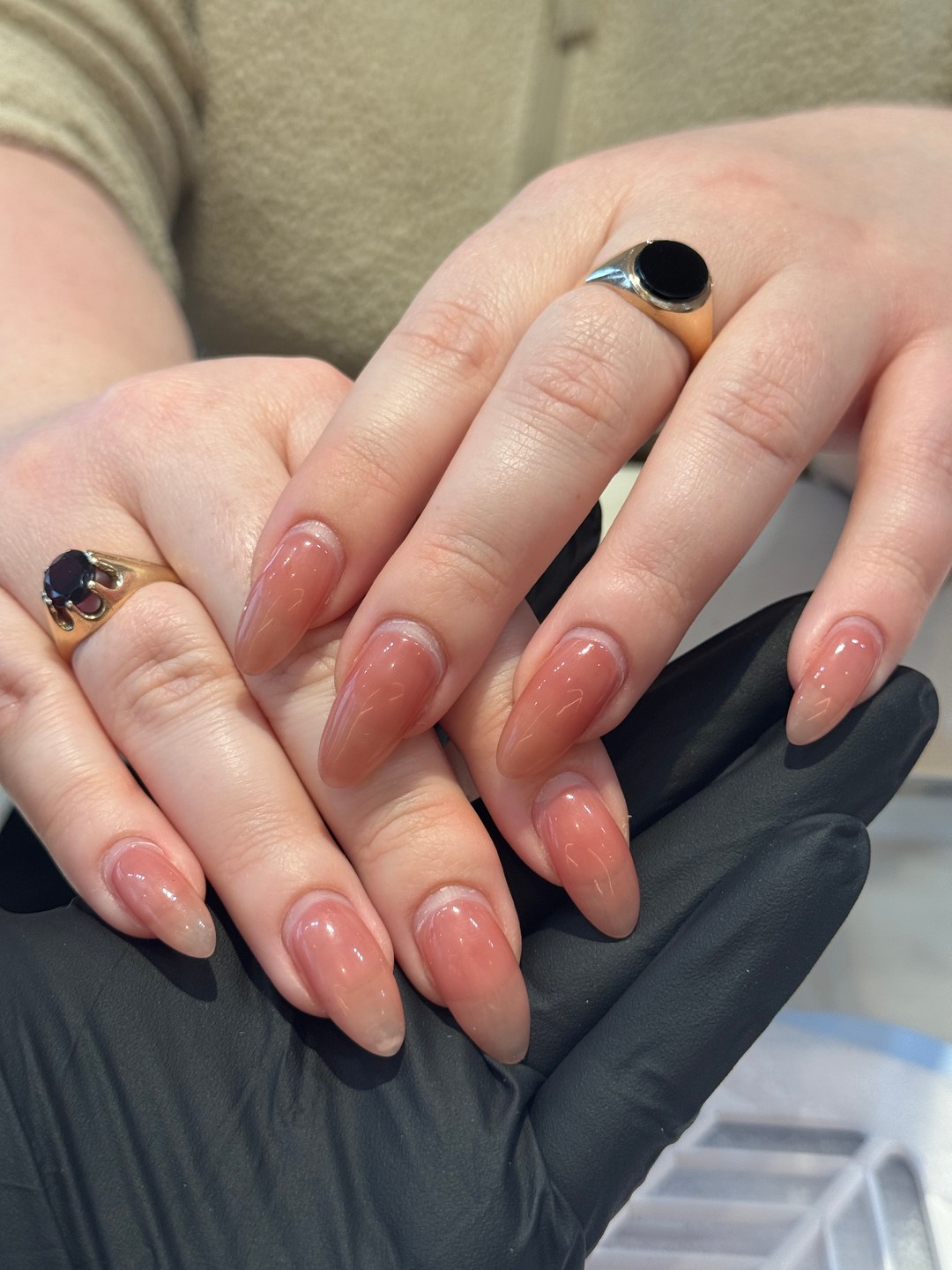 Gel X extensions after 3 weeks, 1999 House of Nails